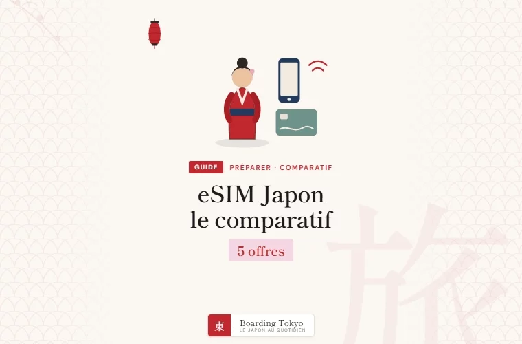 eSIM Japon : les 5 meilleures offres comparées (2026)