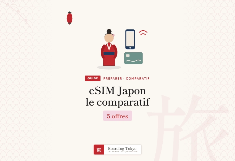 eSIM Japon : les 5 meilleures offres comparées (2026)