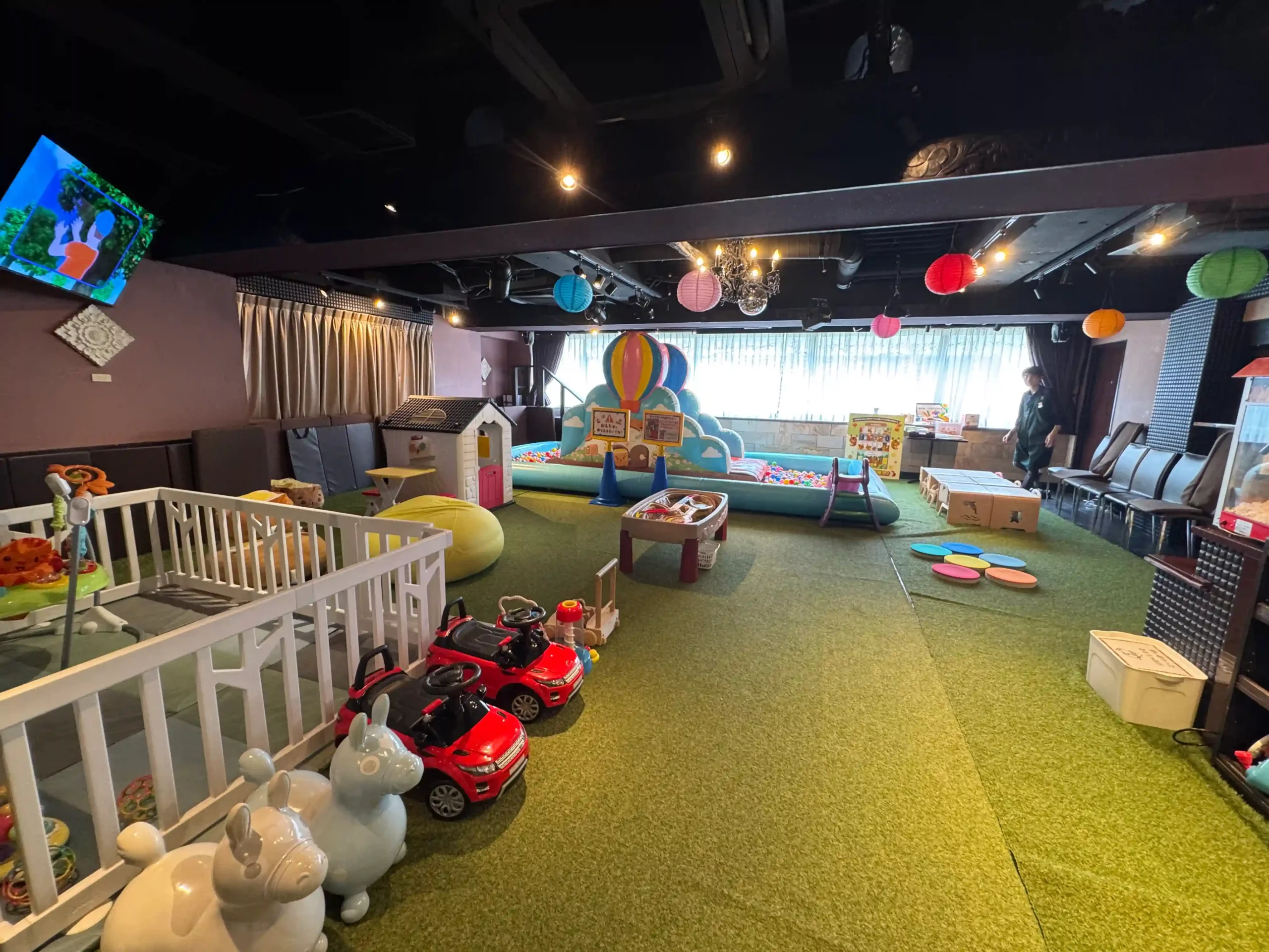 Vue générale du kids space Beruberu Park Ikebukuro