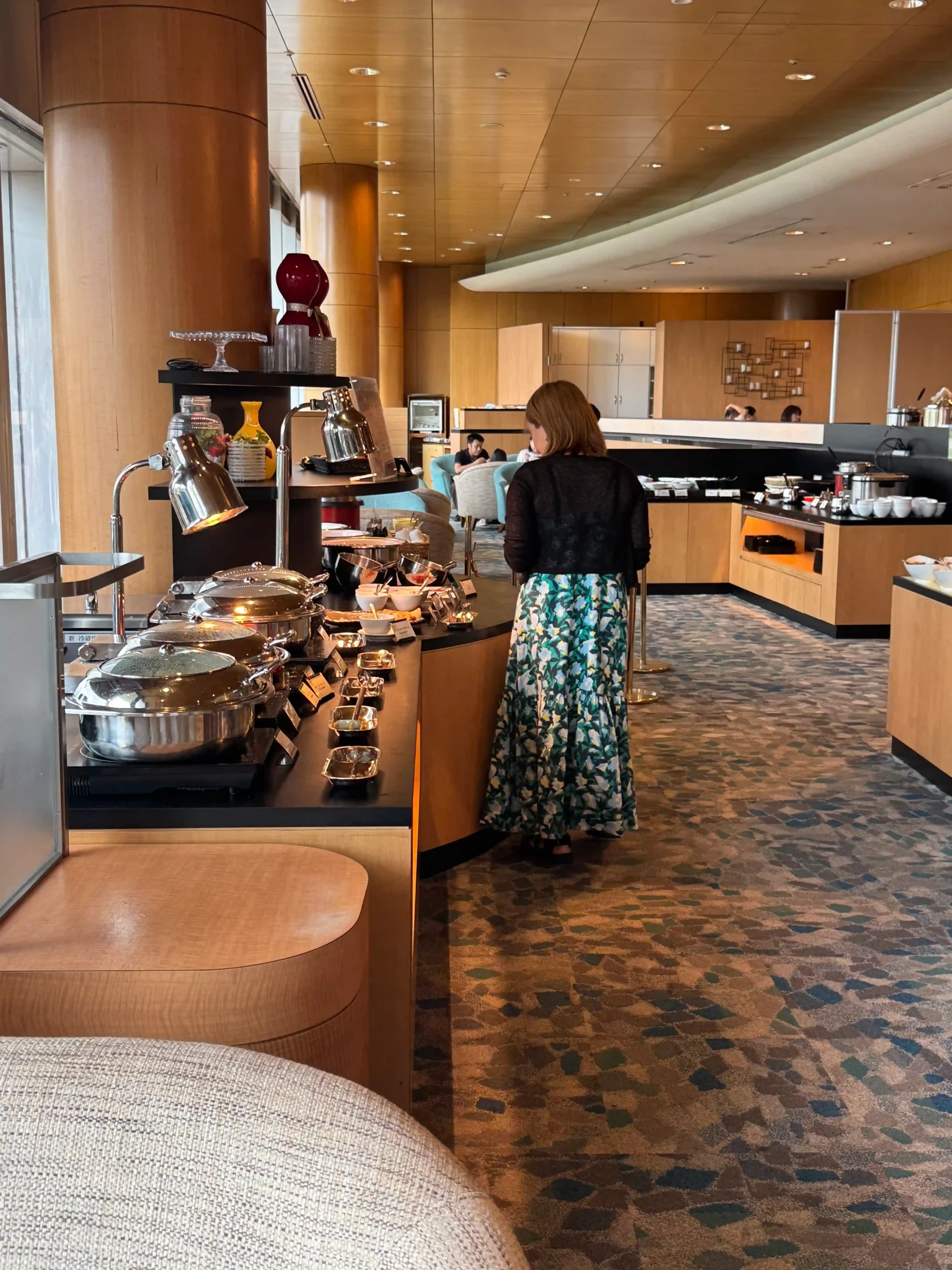 Disposition du buffet petit-déjeuner au Bay Hotel Tokyu Yokohama côté japonais et occidental