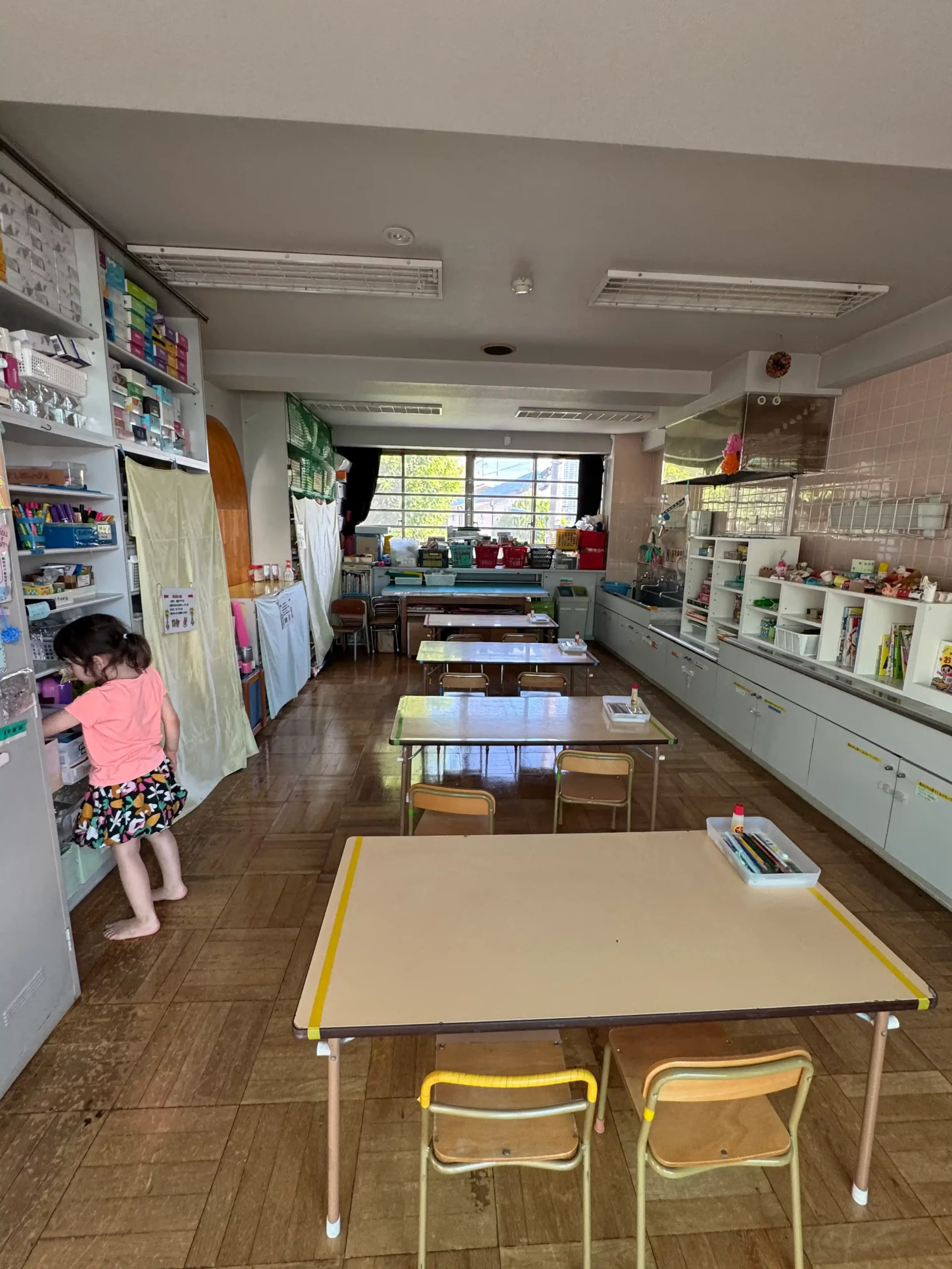 Salle de bricolage 工作室 d'une 児童館 de Tokyo