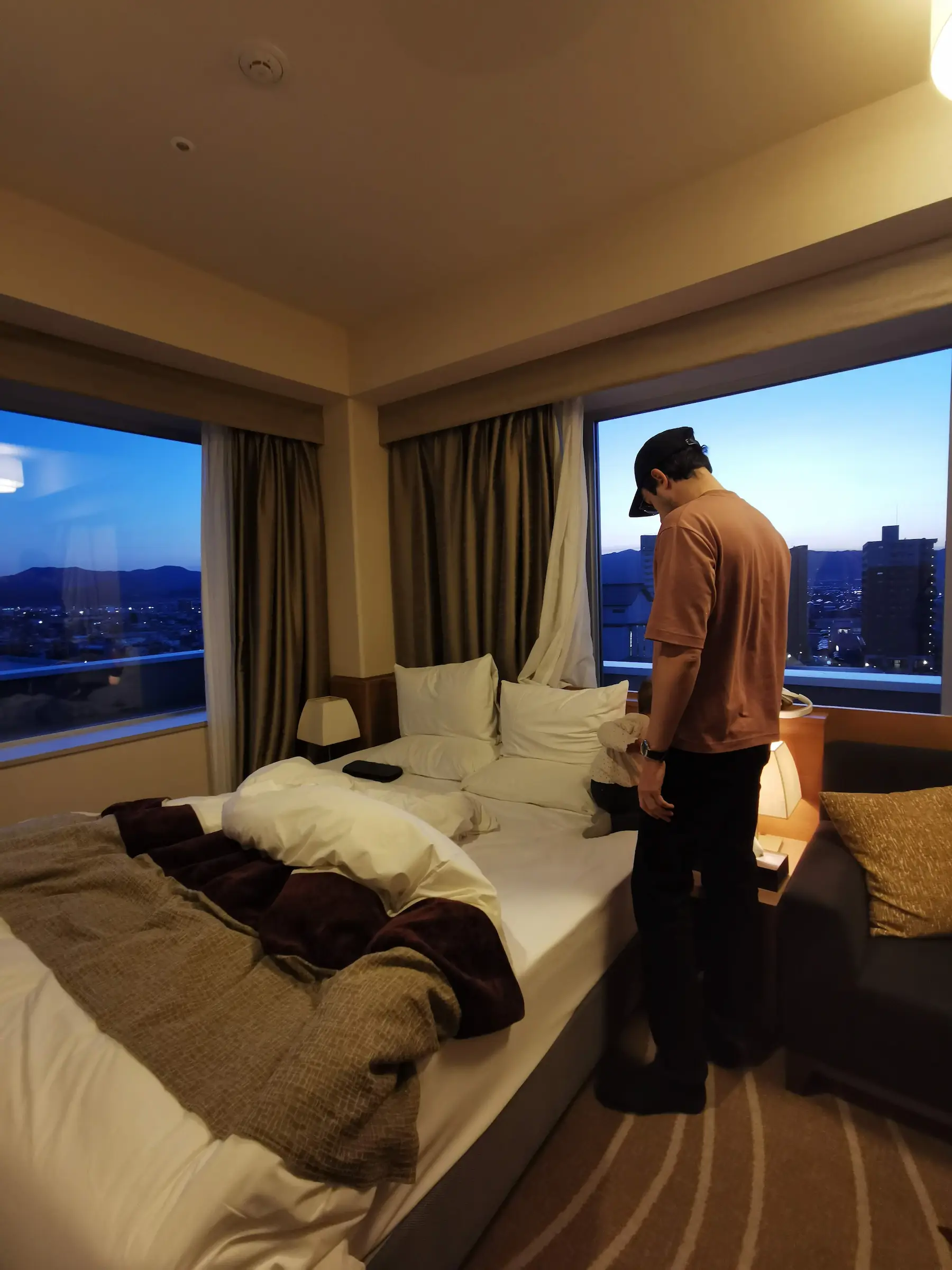 Chambre du Metropolitan Yamagata avec vue panoramique sur la ville