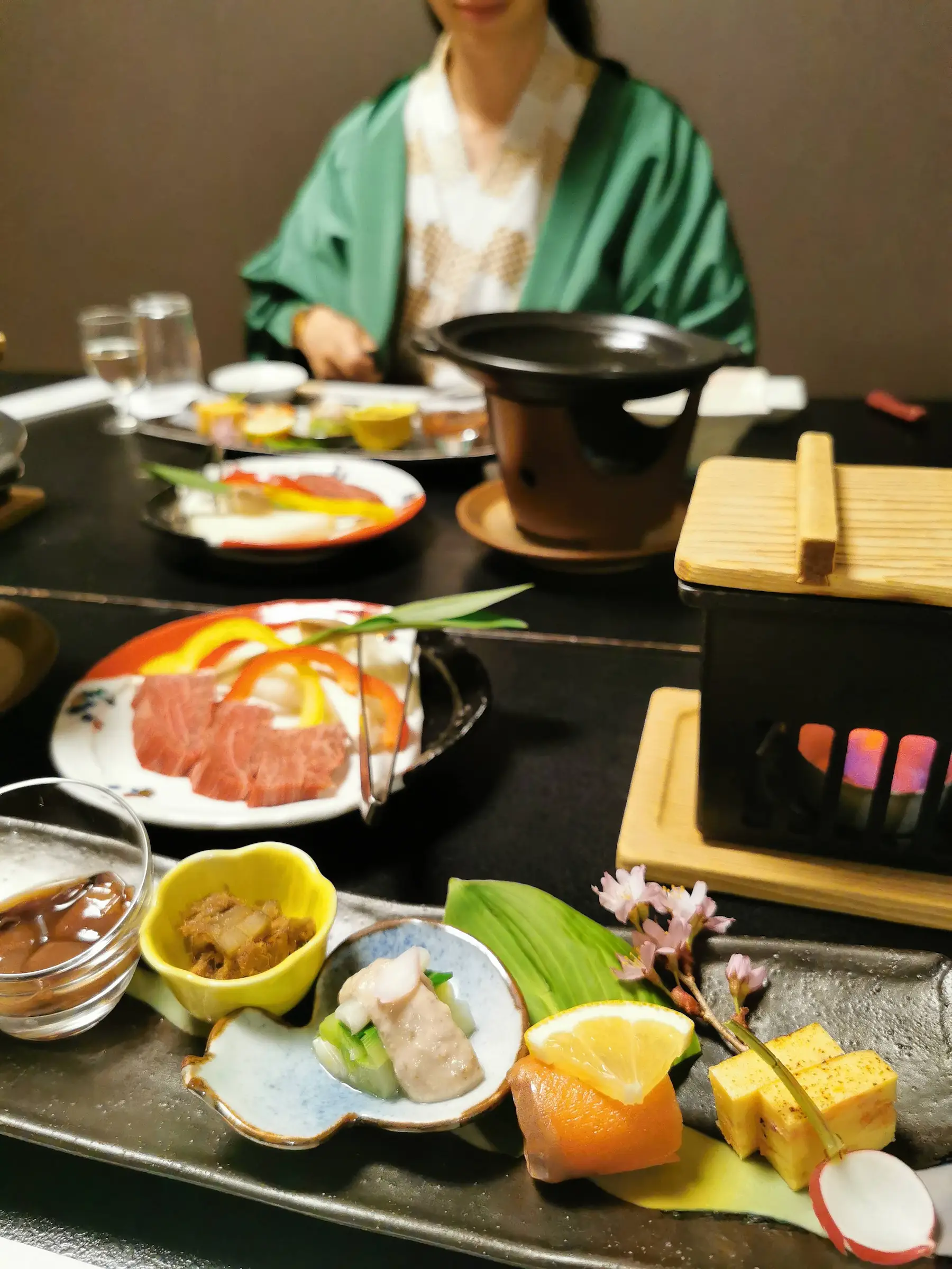 Dîner kaiseki au Saikatei Jidaiya