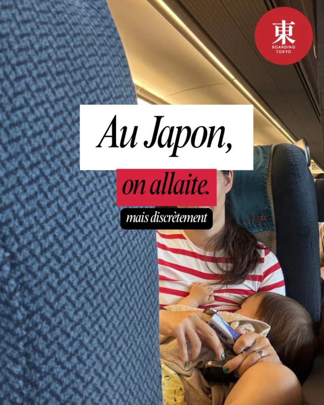 Allaiter partout, tout le temps. C’était notre devise avant d’arriver au Japon.

Avec un bébé d’un an toujours allaité à la demande, je me suis vite rendu compte qu’ici, les habitudes étaient différentes.

Paradoxalement, les salles d’allaitement sont partout : propres, bien équipées et parfaitement signalées. L’allaitement, lui, reste beaucoup plus discret, souvent derrière une porte.

Alors on s’adapte. On repère les salles d’allaitement avant de partir, on privilégie les espaces privés et on apprend à anticiper un peu plus nos trajets.

Le mémo pratique est en dernière slide.

Et pour aller plus loin, le guide complet est disponible sur boardingtokyo.com : où allaiter, ce qui se fait (ou non) en public, comment faire dans le Shinkansen et les chiffres de l’allaitement au Japon comparés à la France.

#allaitementjapon #tokyoavecbebe #japonenfamille #boardingtokyo